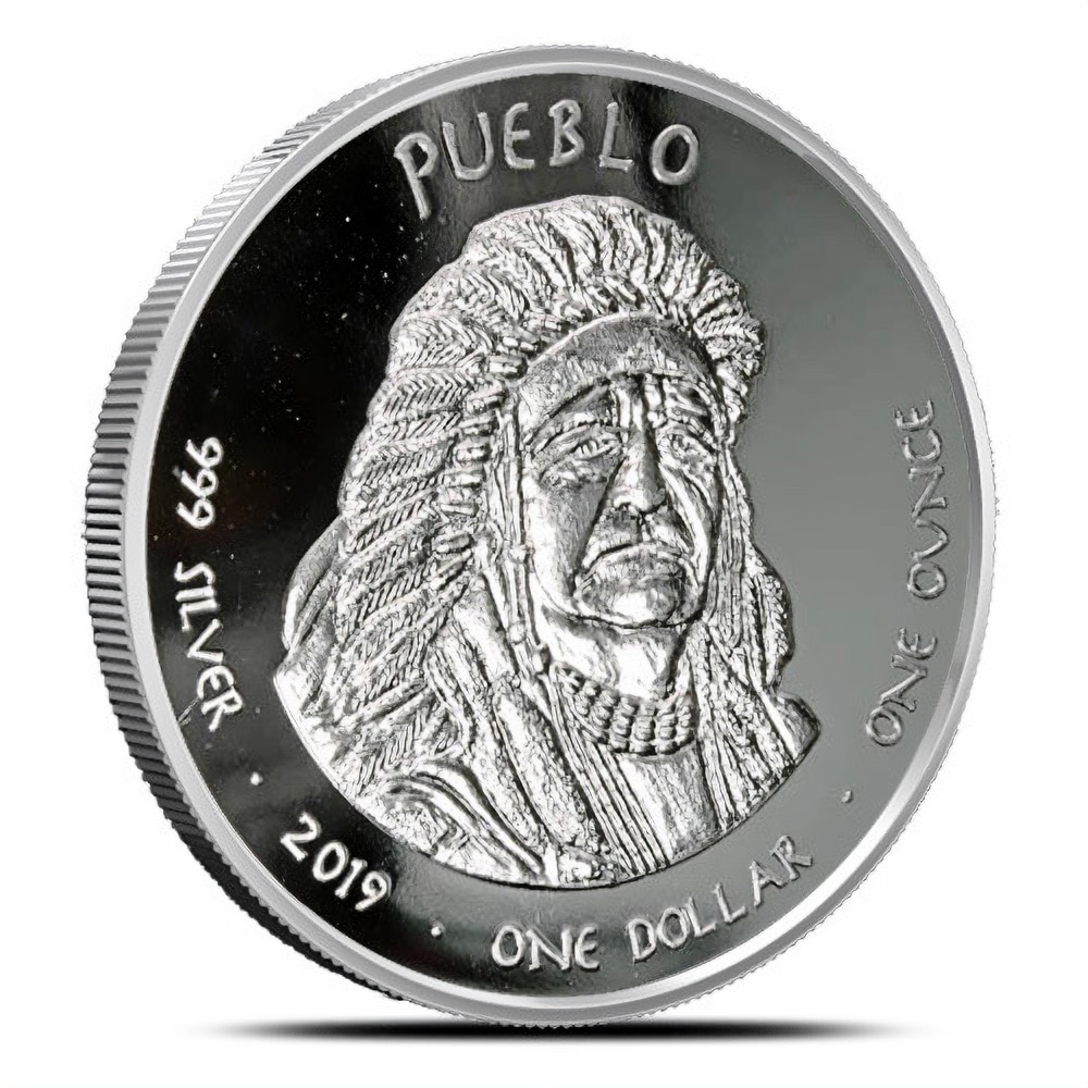 2019 1 oz Proof Colorado Pueblo Bighorn Sheep Silver Coin