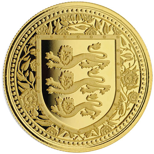 2018 1 oz British Royal Arms of England Gibraltar Gold Coin