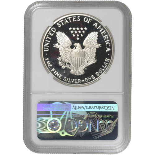 1989-S 1 oz Proof American Silver Eagle Coin NGC PF69 UCAM