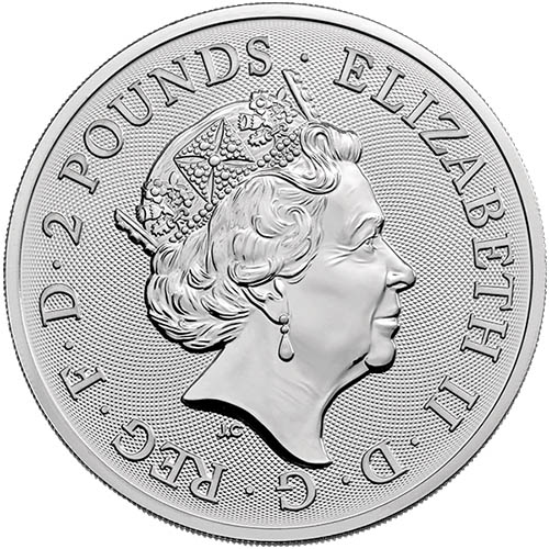 2020 1 oz British Silver Lunar Year of the Rat Coin (BU)