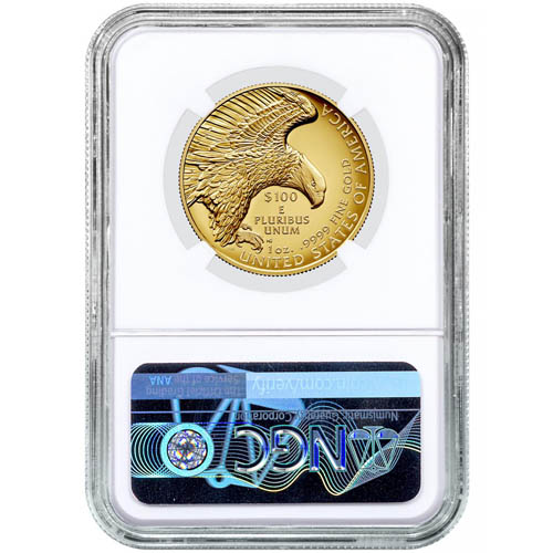 2019-W 1 oz Enhanced Finish High Relief American Liberty Gold Coin NGC SP70 ER