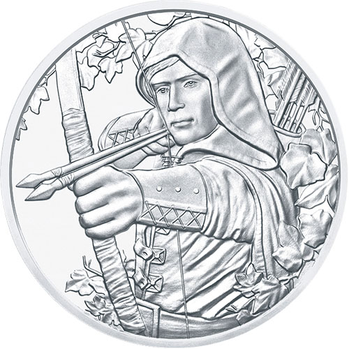 2019 1 oz Austrian 825th Anniversary Robin Hood Silver Coin (BU)