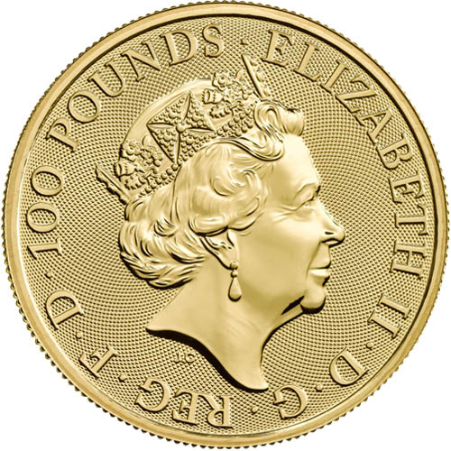 2020 1 oz British Gold Lunar Year of the Rat Coin (BU)