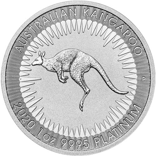 2020 1 oz Australian Platinum Kangaroo Coin (BU)