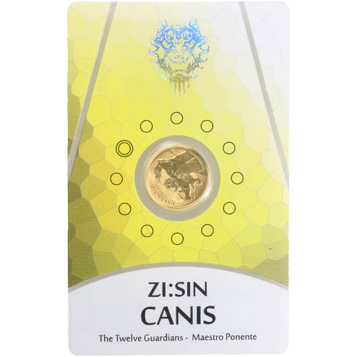 2018 1/10 oz South Korean Zi:Sin Canis Gold Medal