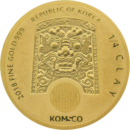 2018 1/4 oz South Korean Gold Chiwoo Cheonwang (BU)