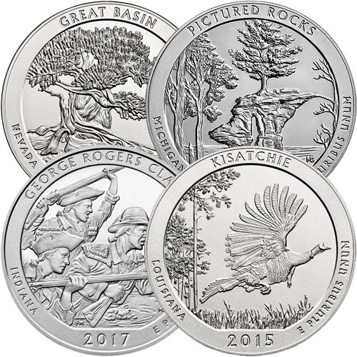 5 oz Burnished ATB Silver Coin (Random Year, Varied Design, Box + CoA)