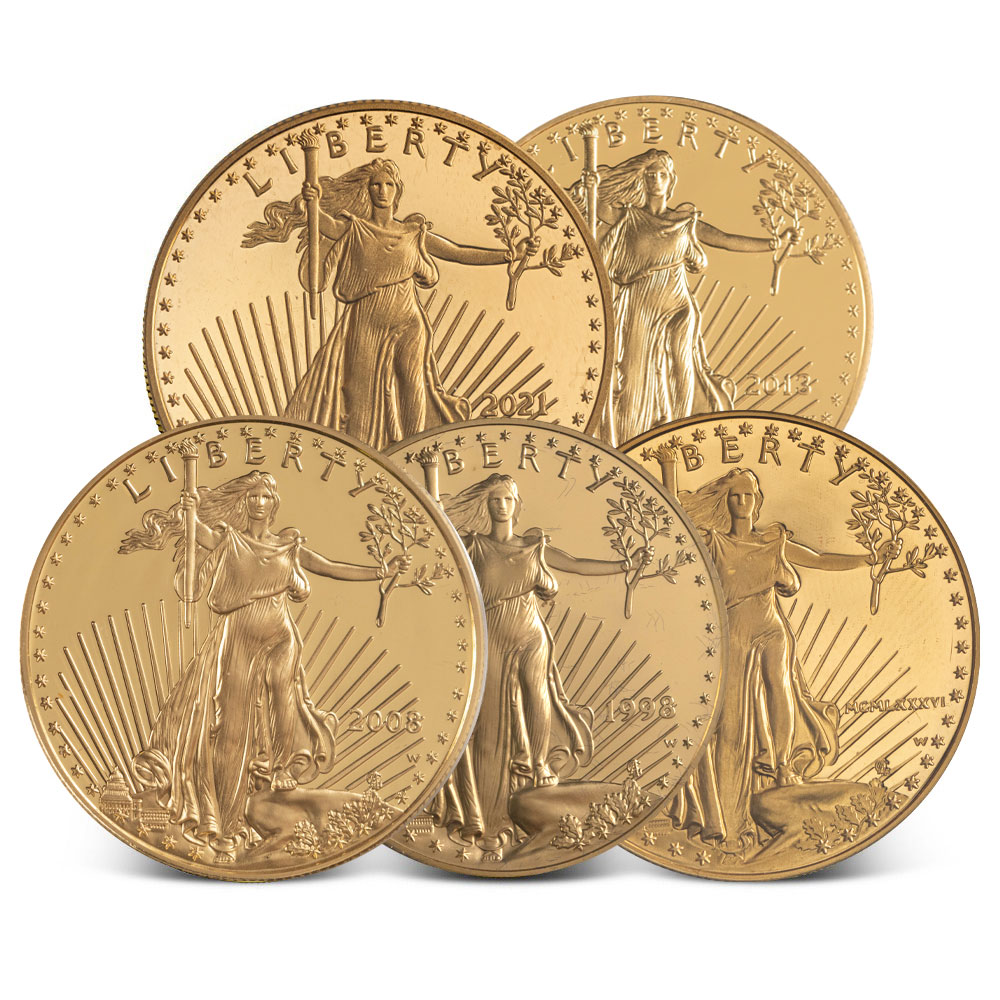 1 oz Proof American Gold Eagle Coin (Random Year, Capsules Only)