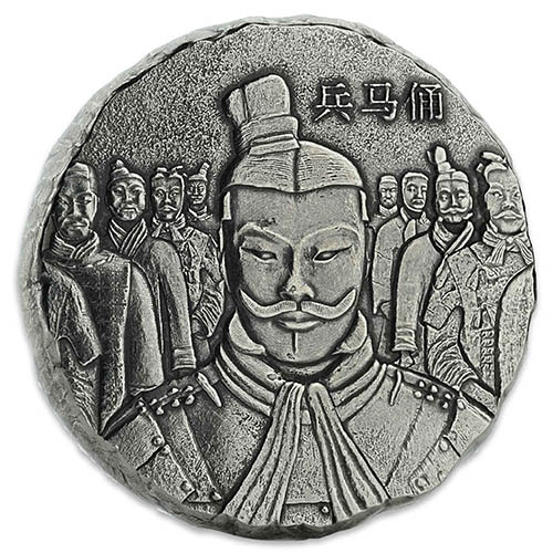 2018 5 oz Fiji Terracotta Silver Coin (BU)
