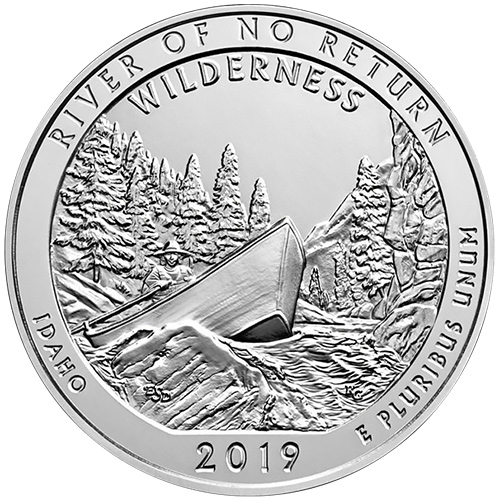 2019 5 oz ATB River of No Return Silver Tube (MintSealed, 10 Coins, BU)