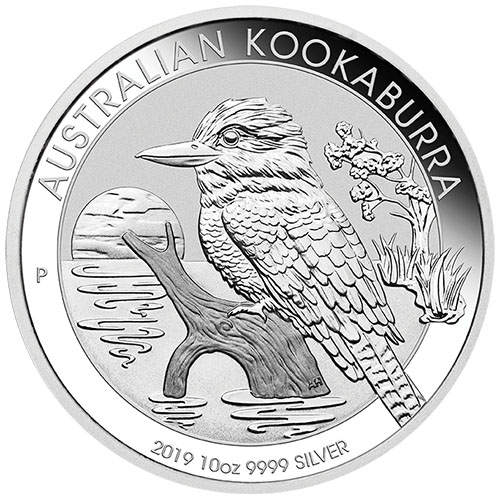 2019 10 oz Australian Silver Kookaburra Coin (BU)