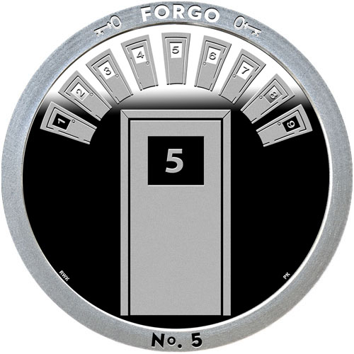 1 oz Forgo Silver Round (Through That Door Series #5, New, Proof Like)