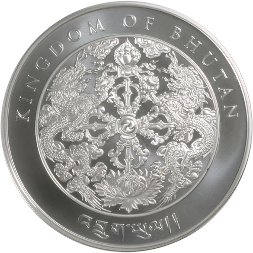 2020 1 oz Kingdom of Bhutan Lunar Rat Silver Coin