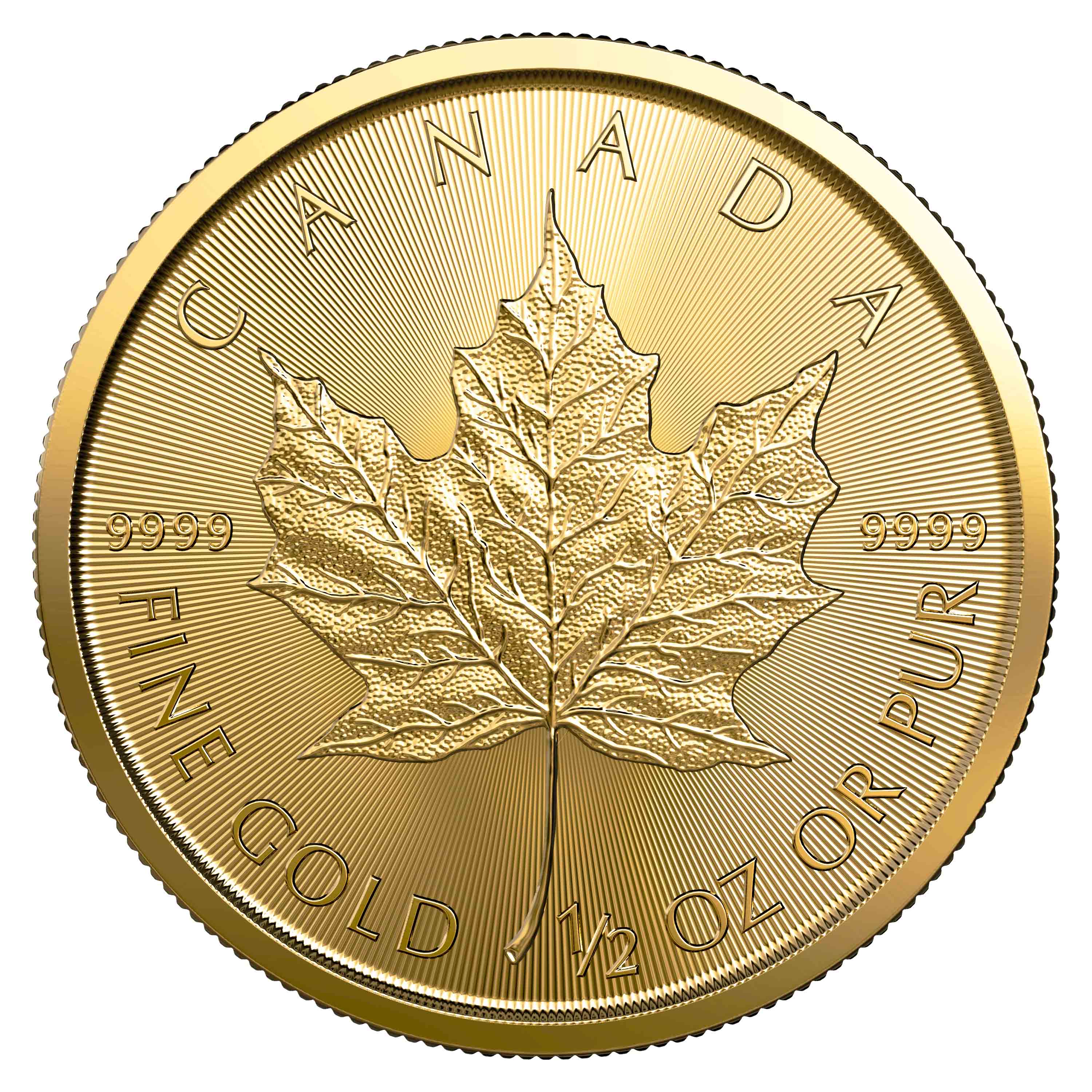 2020 1/2 oz Canadian Gold Maple Leaf Coin