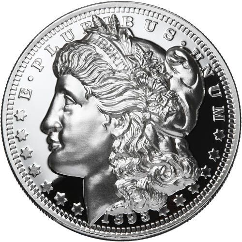 1 oz Proof Domed American Legacy Morgan Dollar Silver Round (Capsule w/ CoA)