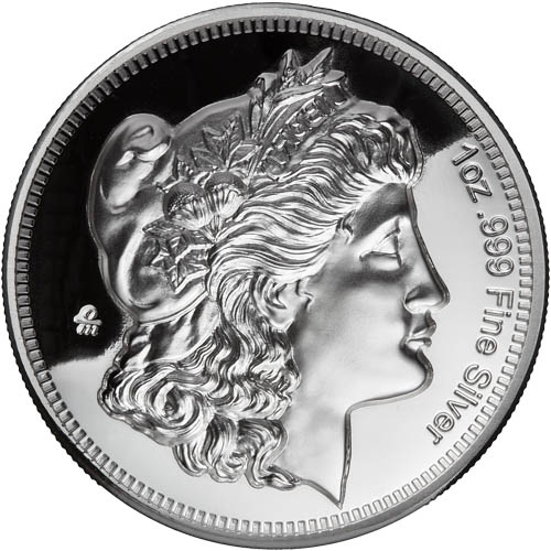 1 oz Proof Domed American Legacy Morgan Dollar Silver Round (Capsule w/ CoA)