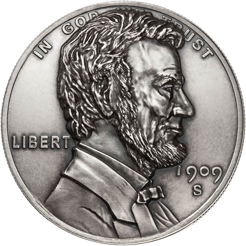 1 oz Antique Domed American Legacy Lincoln Penny Silver Round (Capsule w/ CoA)