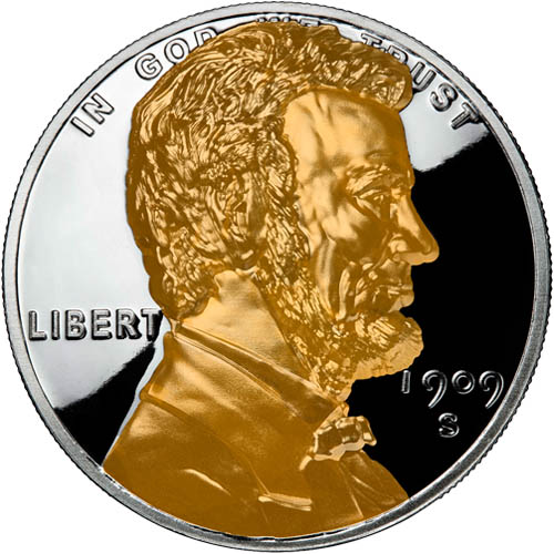 1 oz Colorized Domed American Legacy Lincoln Penny Silver Round (Capsule w/ CoA)