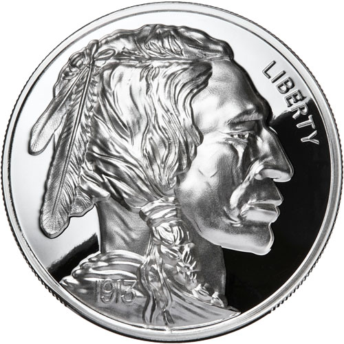 1 oz Proof Domed American Legacy Buffalo Nickel Silver Round (Capsule w/ CoA)