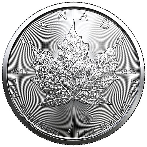2020 1 oz Canadian Platinum Maple Leaf Coin (BU)