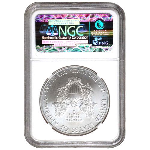 2020 1 oz American Silver Eagle Coin NGC MS69 ER