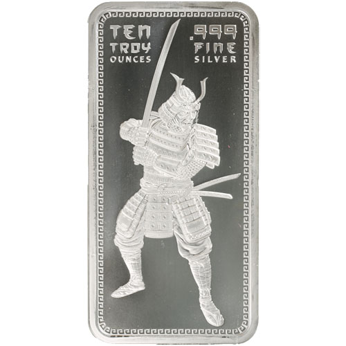 10 oz Samurai Silver Bar (New)