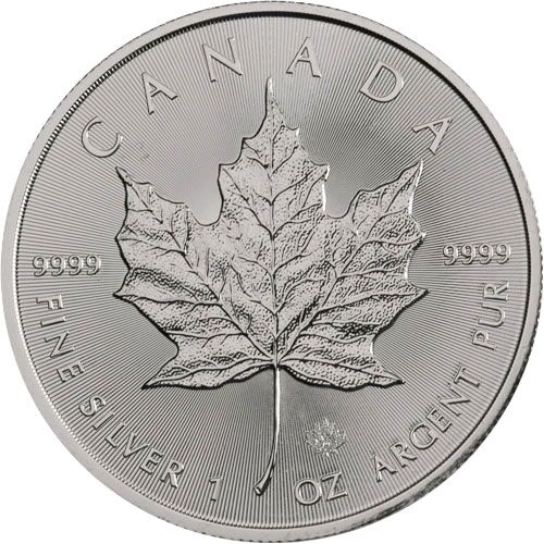 2020 Canadian Silver Maple Leaf Tube (MintSealed, 25 Coins, BU)