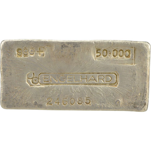 50 oz Engelhard Silver Bar (Secondary Market)