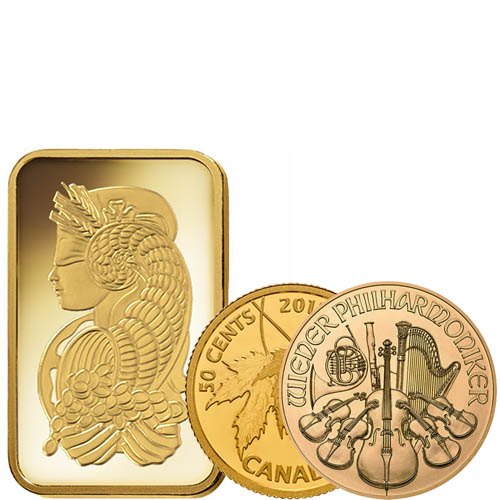 1/25 oz Gold (Varied Condition, Any Mint, Various Forms)