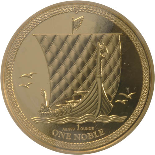 2018 1 oz Isle of Man Gold Noble Coin (BU)