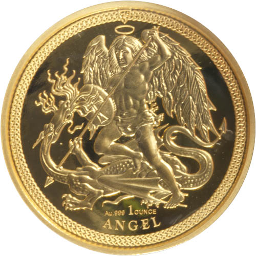 2018 1 oz Isle of Man Gold Angel Coin (BU)