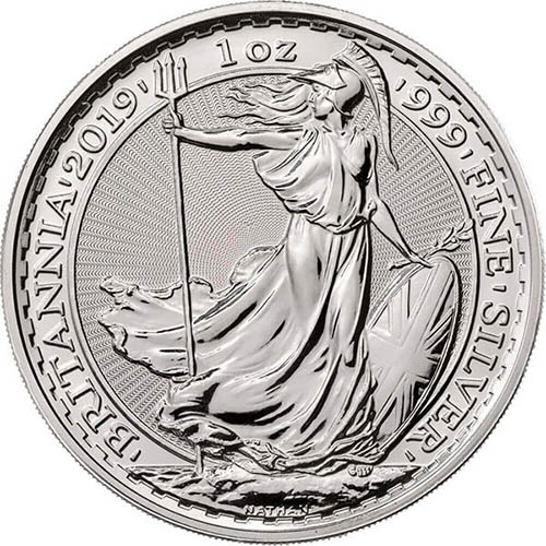 2019 1 oz British Silver Britannia Coin (BU)