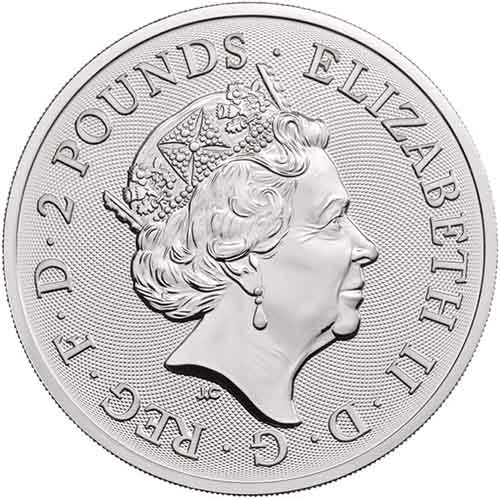 2018 1 oz British Silver Lunar Year of the Dog Coin