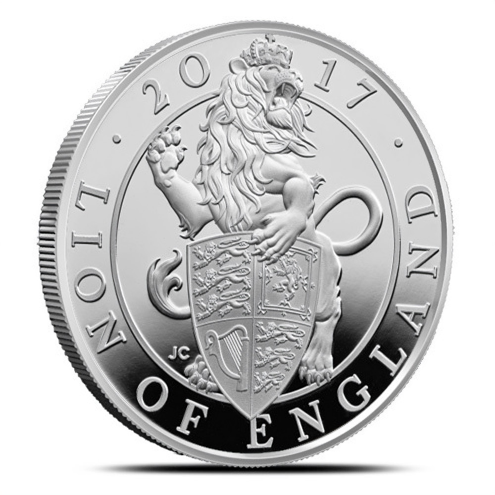 2017 1 Kilo Proof British Silver Queen’s Beast Lion Coin (Box + CoA)