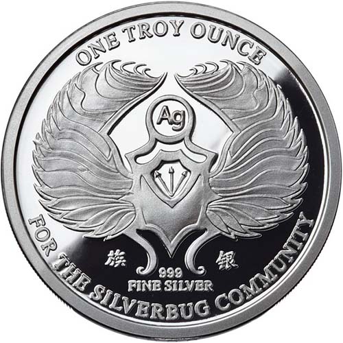 1 oz Proof Silverbug Tree Fairy Silver Round (New w/ COA)