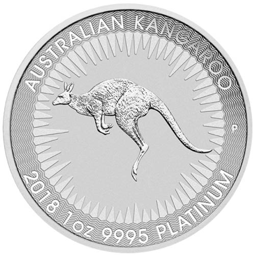 2018 1 oz Australian Platinum Kangaroo Coin (BU)