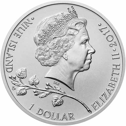 2017 1 oz Niue Czech Lion Silver Coin (BU)