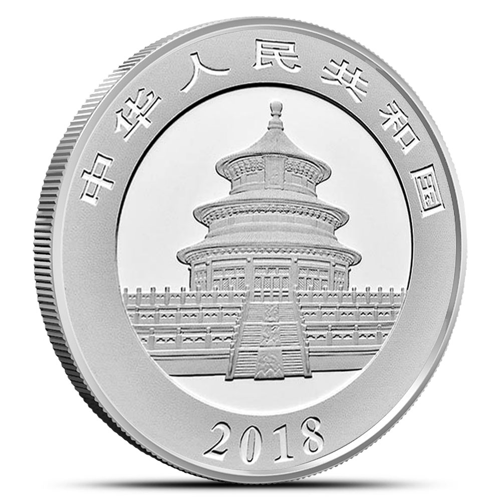 2018 30 Gram Chinese Silver Panda Coin