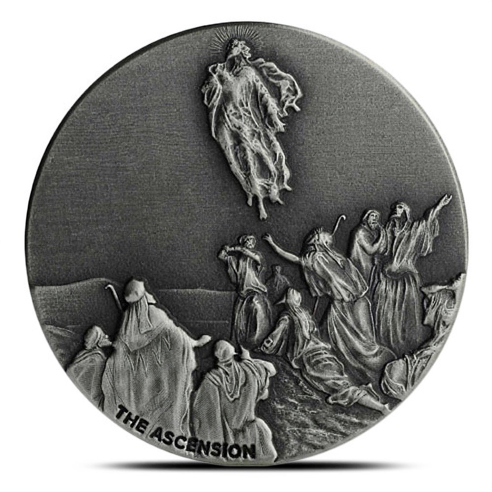 2018 2 oz Ascension of Jesus Biblical Silver Coin Series