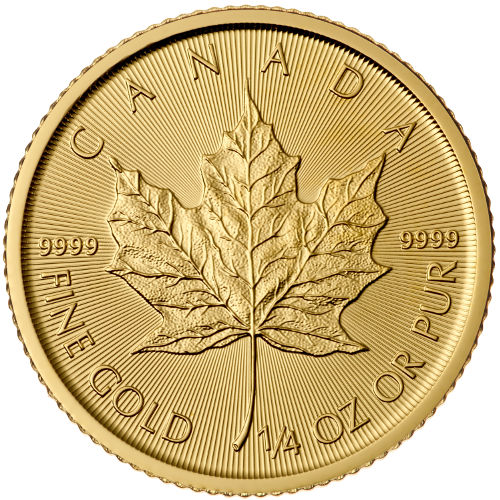 2018 1/4 oz Canadian Gold Maple Leaf Coin (BU)