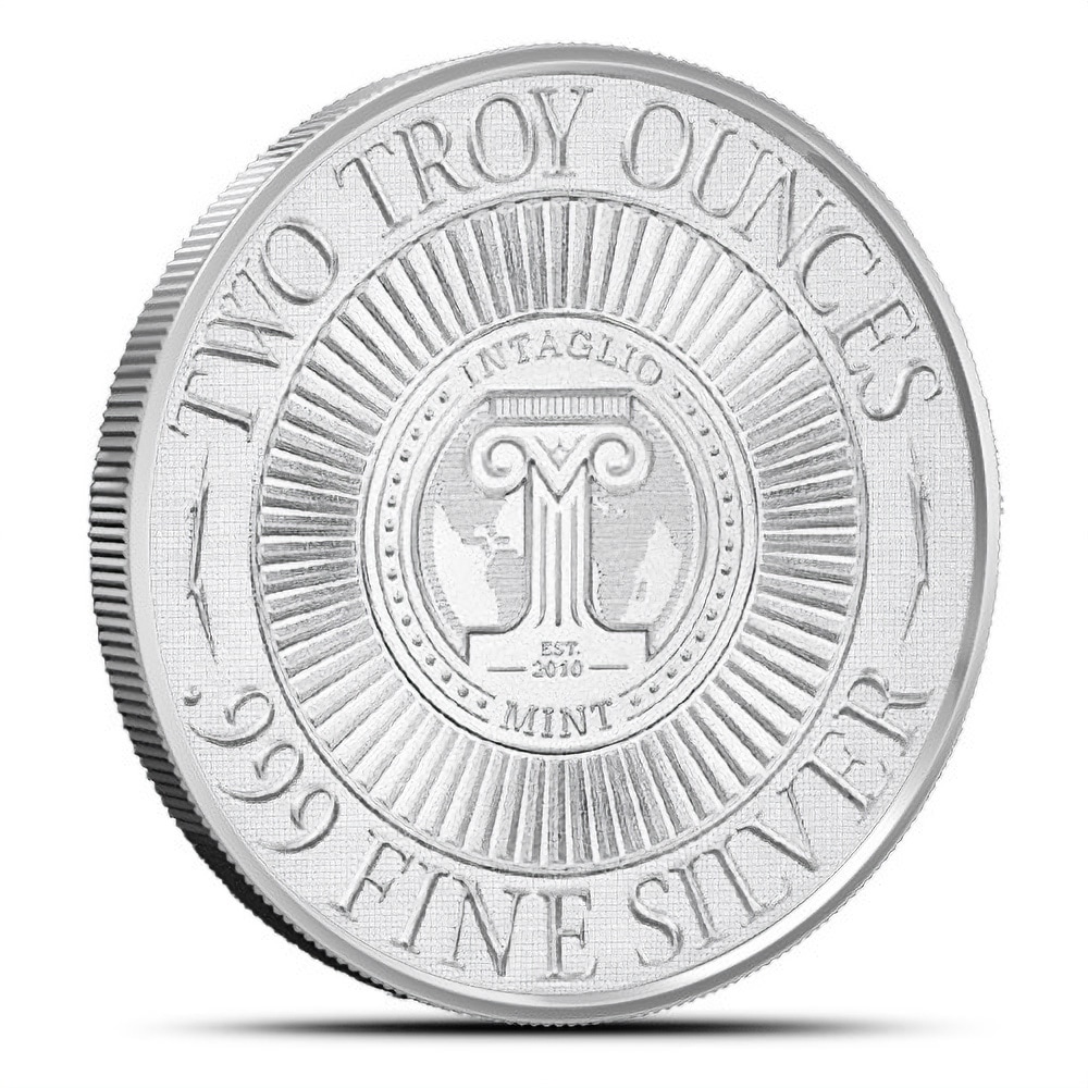 2 oz Silver Bug Scarab Beetle High Relief Silver Round (New)