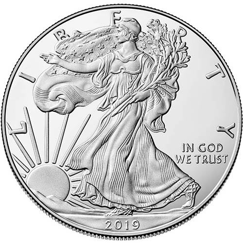 2019-W 1 oz Proof American Silver Eagle Coin (Box + CoA)