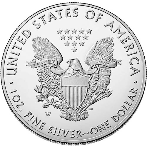 2019-W 1 oz Proof American Silver Eagle Coin (Box + CoA)