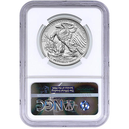 2017 1 oz American Palladium Eagle Coins NGC MS69 ER