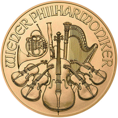 2018 1/2 oz Austrian Gold Philharmonic Coin (BU)