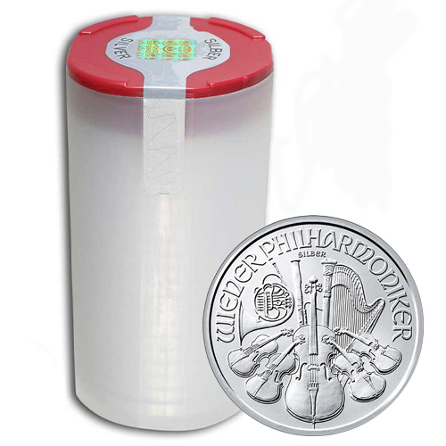 2018 1 oz Austrian Silver Philharmonic Coin (Tube, BU) – Buy 19 Coins & Get The 20th Free