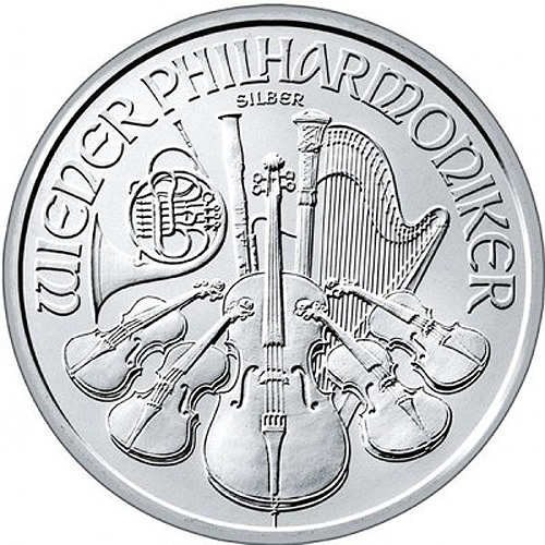 2018 1 oz Austrian Silver Philharmonic Coin (Tube, BU) – Buy 19 Coins & Get The 20th Free