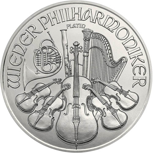 2018 1 oz Austrian Platinum Philharmonic Coin