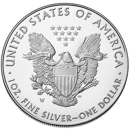 2018-W 1 oz Proof American Silver Eagle Coin (Box + CoA)