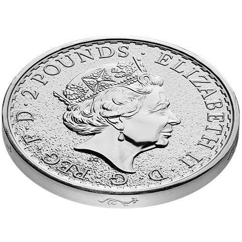 2017 1 oz Lunar Rooster Privy British Silver Britannia Coin (BU)